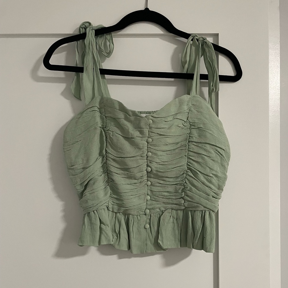 Astr the Label Mint Green Tank Top